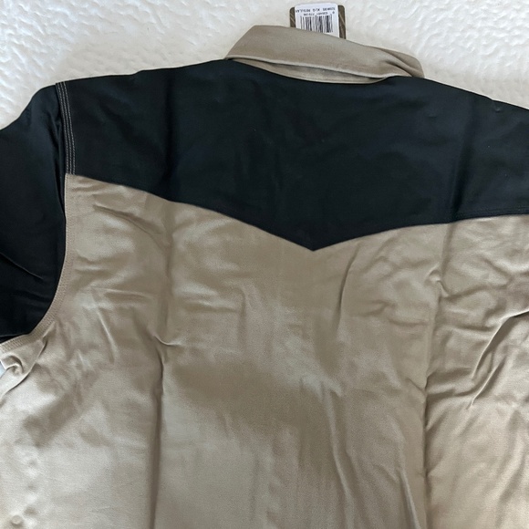 Carhartt Men's Ironwood Pearl Snap Twill Heavyweight Work Shirt S123 KMS SZ XL - Picture 5 of 6